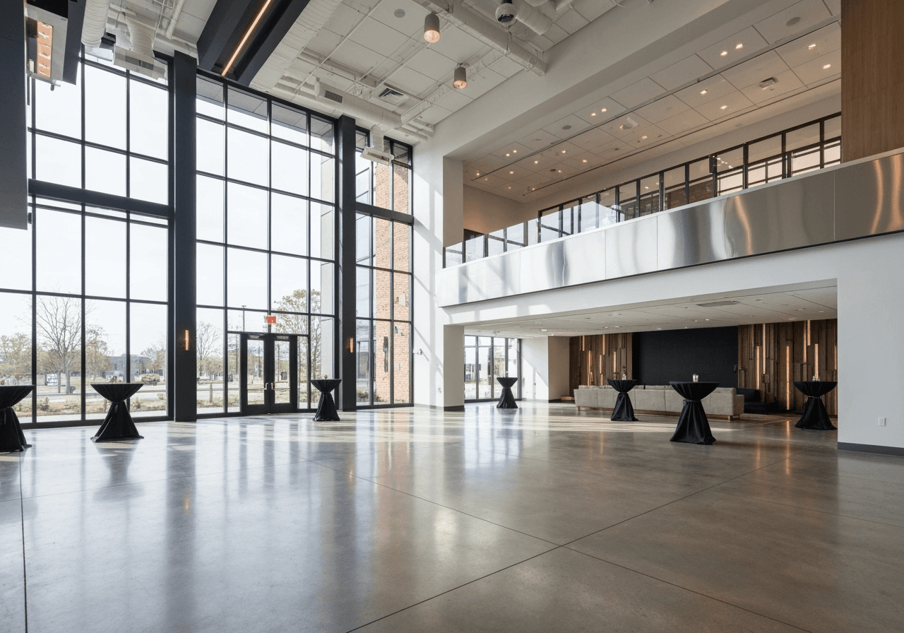 Modern banquet hall